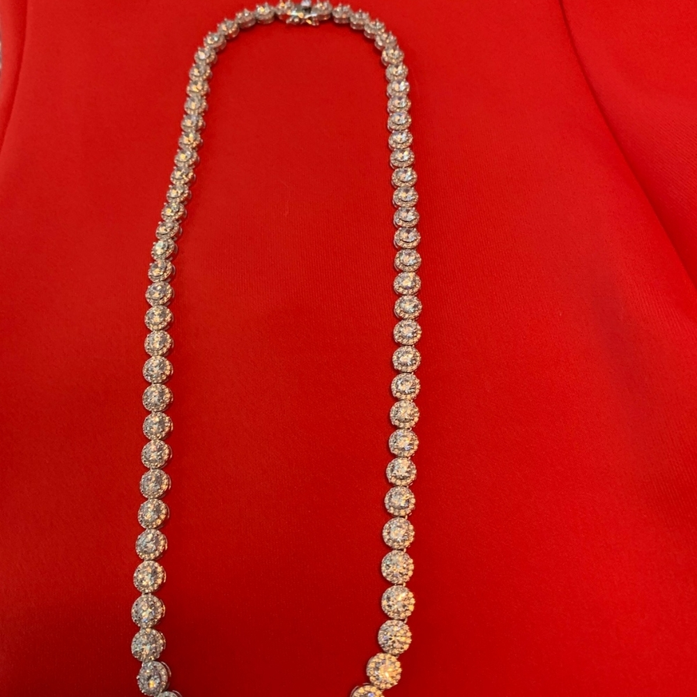 GP silver Tenis necklace